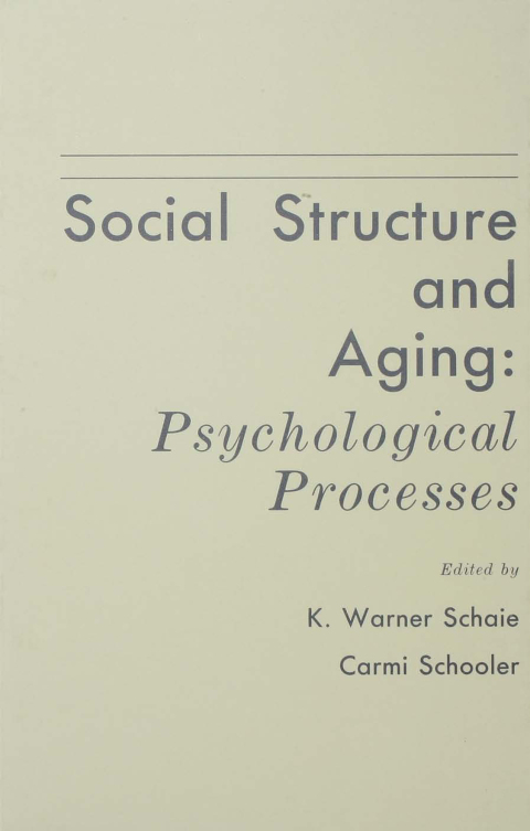 Cover image for book Social Structure and Aging