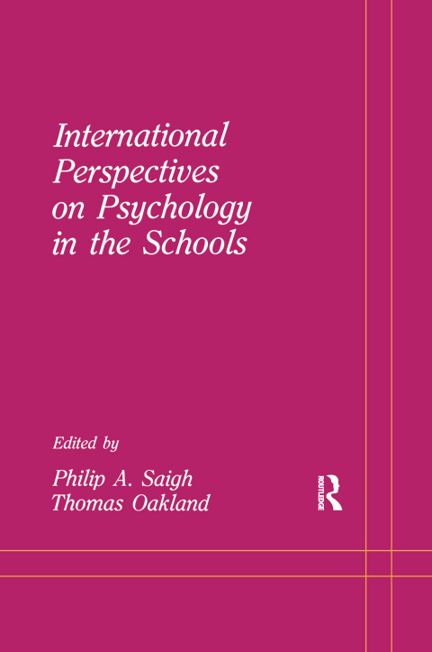 Cover image for book International Perspectives on Psychology in the Schools