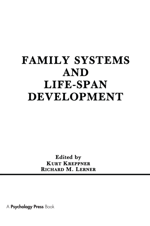 Cover image for book Family Systems and Life-span Development