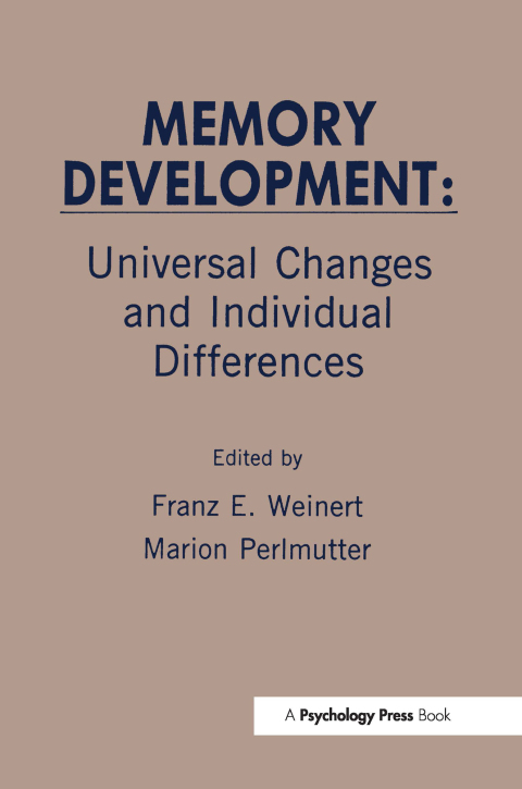 Cover image for book Memory Development