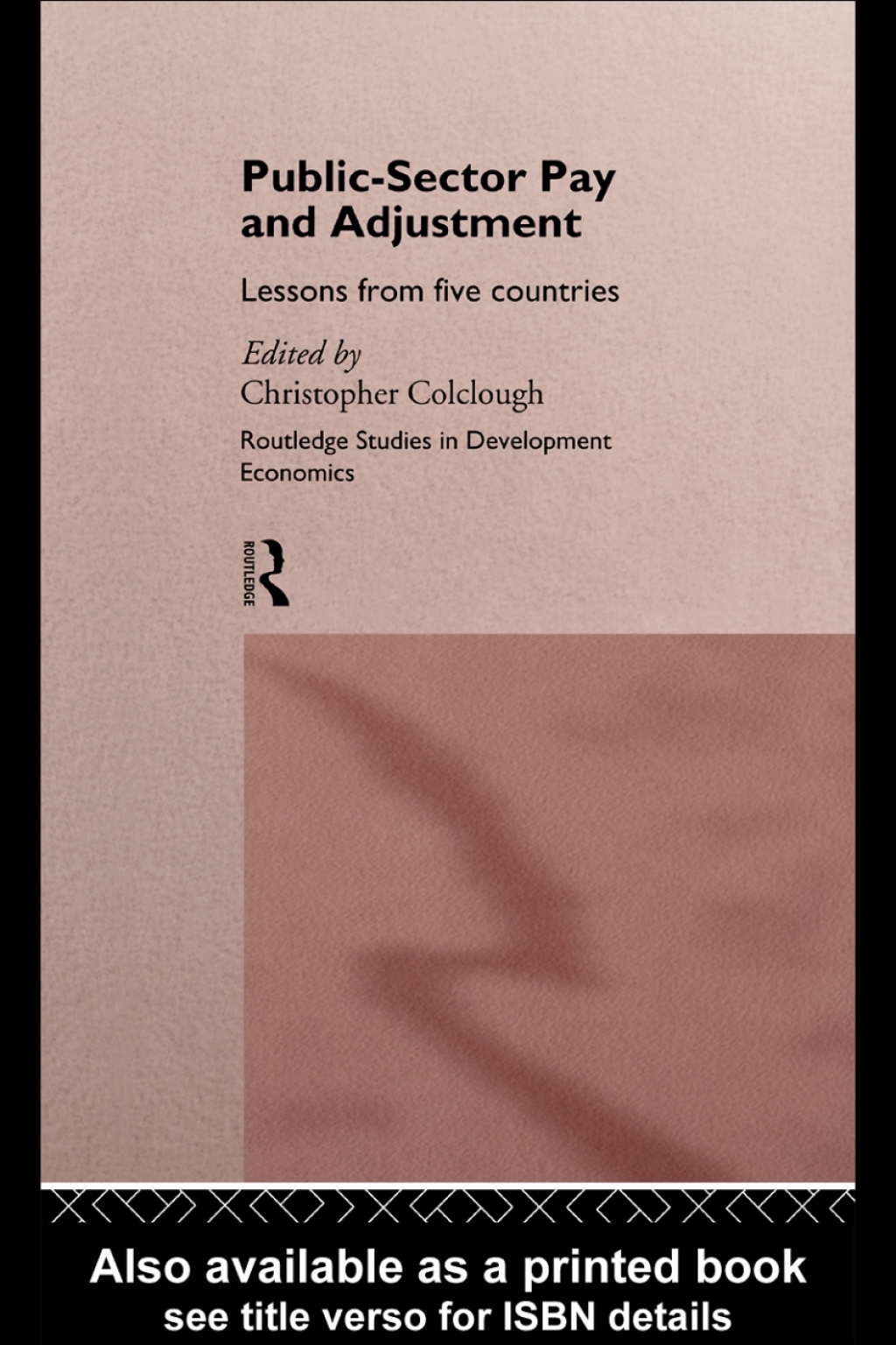 Public Sector Pay and Adjustment (eBook) - Christopher Colclough