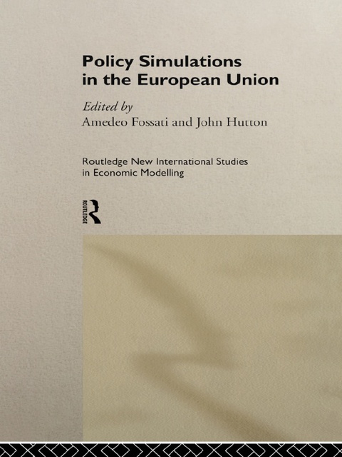 Cover image for book Policy Simulations in the European Union