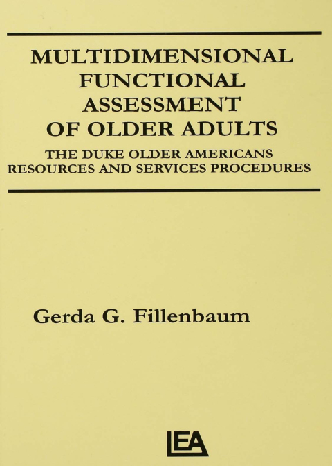 Cover image for book Multidimensional Functional Assessment of Older Adults