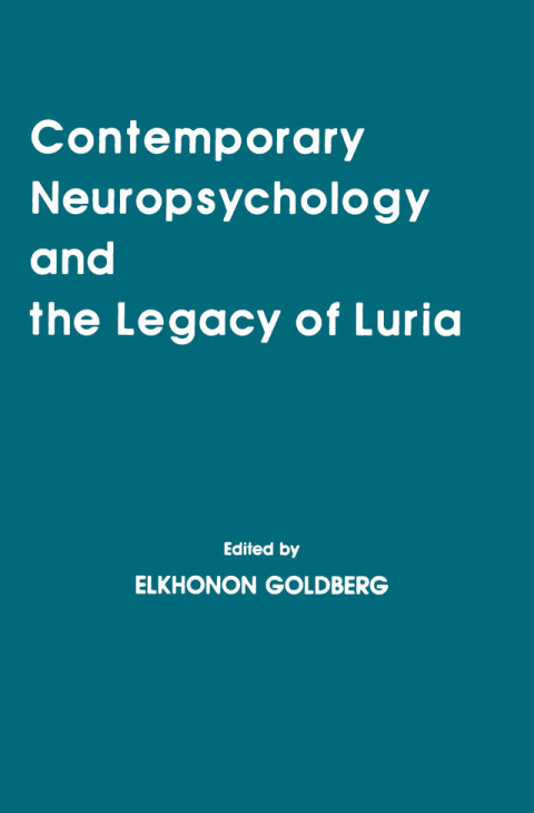 Cover image for book Contemporary Neuropsychology and the Legacy of Luria