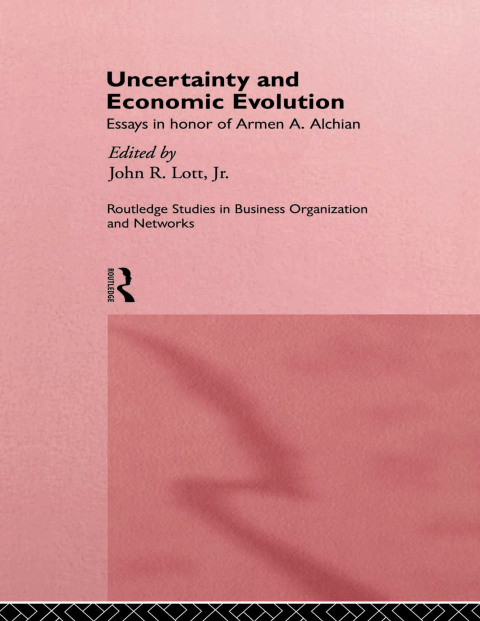 Cover image for book Uncertainty and Economic Evolution