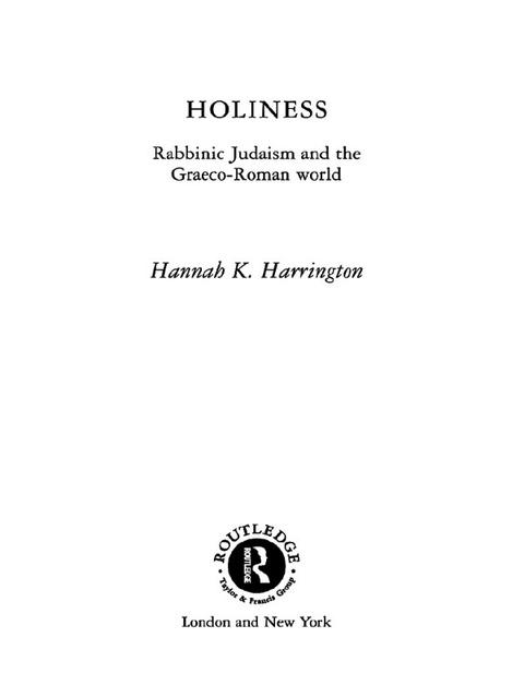 Cover image for book Holiness