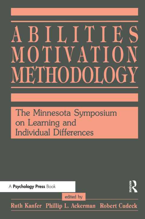 Cover image for book Abilities, Motivation and Methodology