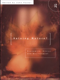 Cover image: Valuing Nature? 1st edition 9780415148757