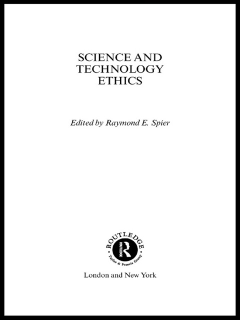 Cover image for book Science and Technology Ethics
