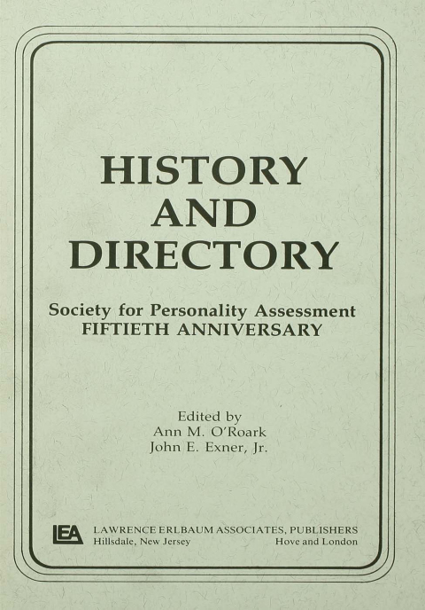 Cover image for book History and Directory