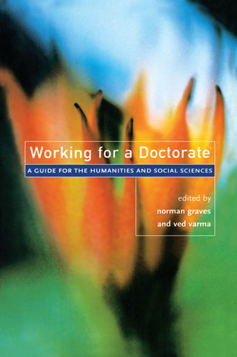 Cover image for book Working for a Doctorate
