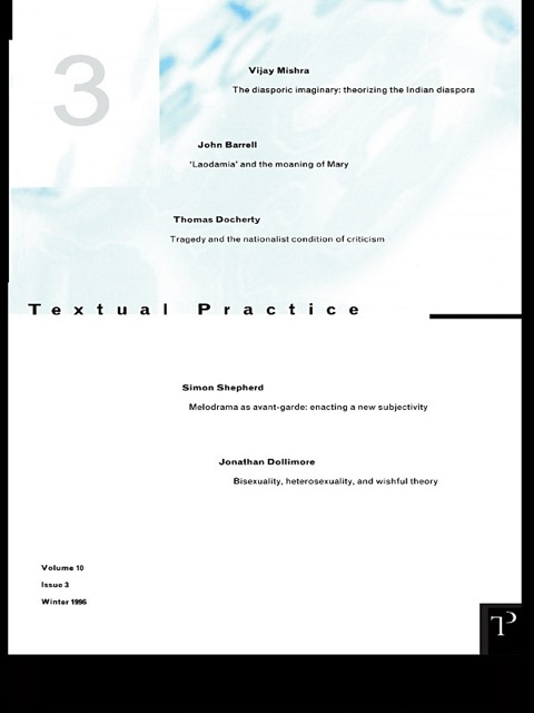 Cover image for book Textual Practice 10.3