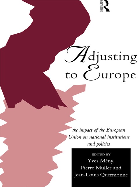 Cover image for book Adjusting to Europe