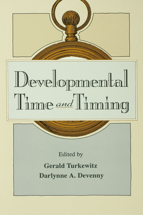 Cover image for book Developmental Time and Timing