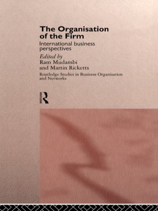 The Organisation of the Firm