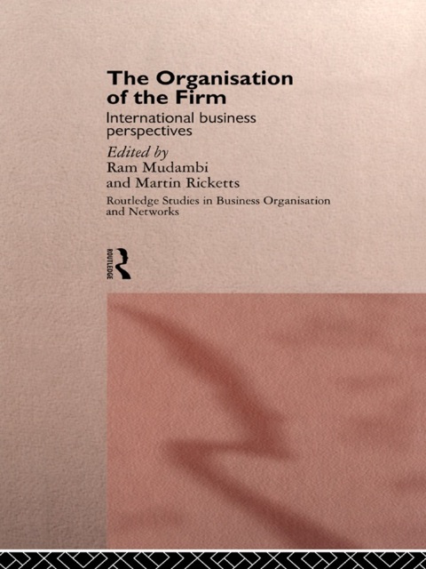 Cover image for book The Organisation of the Firm