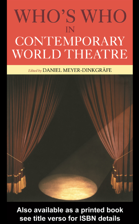 Cover image for book Who's Who in Contemporary World Theatre