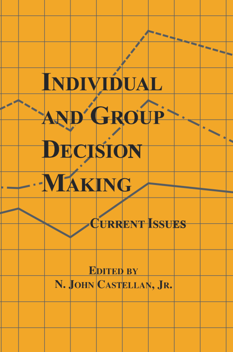 Cover image for book Individual and Group Decision Making