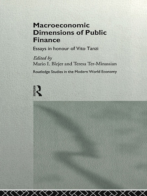 Cover image for book Macroeconomic Dimensions of Public Finance