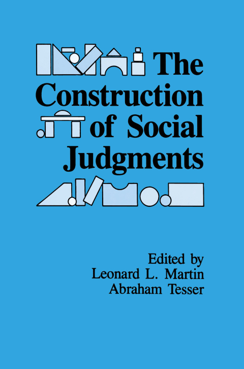 Cover image for book The Construction of Social Judgments