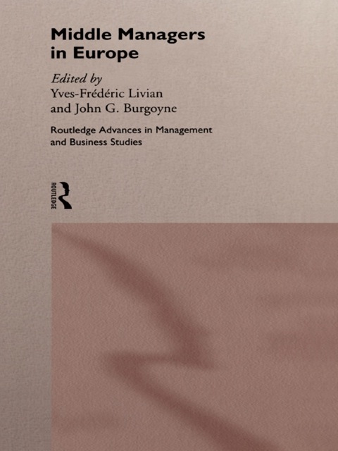 Cover image for book Middle Managers In Europe