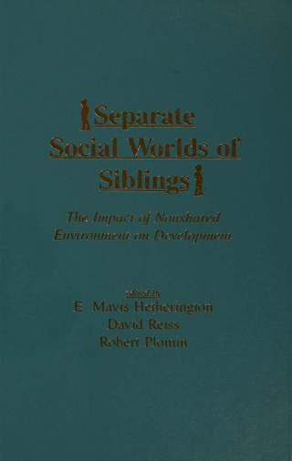Separate Social Worlds of Siblings