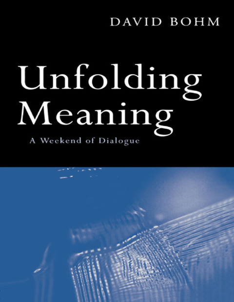 Cover image for book Unfolding Meaning