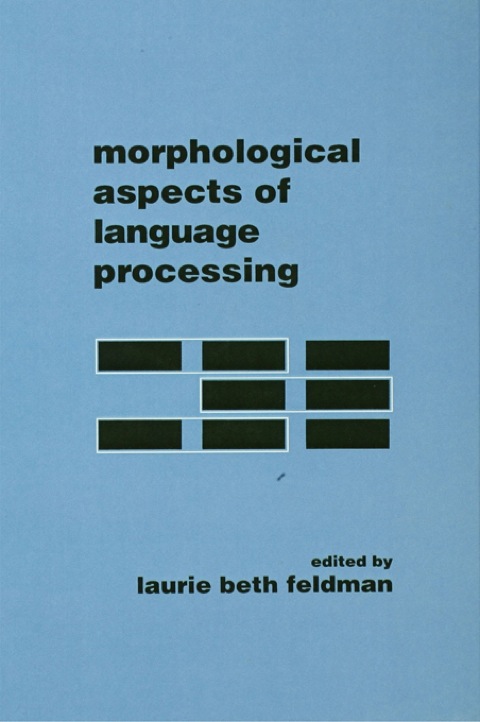 Cover image for book Morphological Aspects of Language Processing
