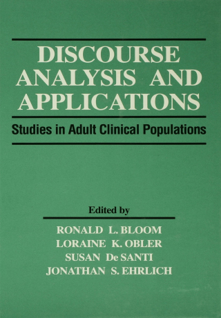 Discourse Analysis and Applications