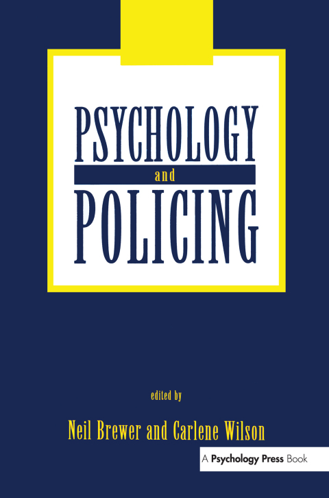 Cover image for book Psychology and Policing