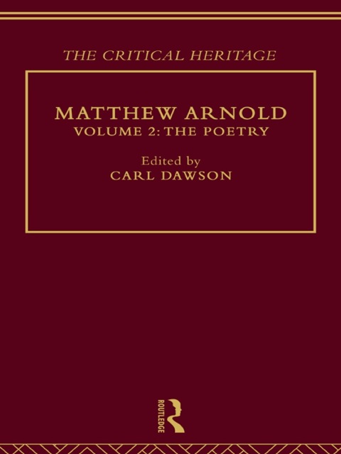 Cover image for book Matthew Arnold