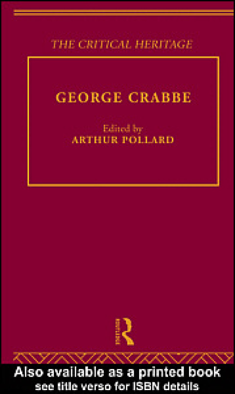 Cover image for book George Crabbe