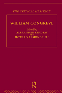 Cover image: William Congreve 1st edition 9780415756686