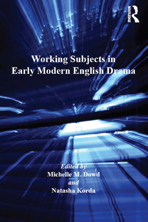 Cover image for book Working Subjects in Early Modern English Drama