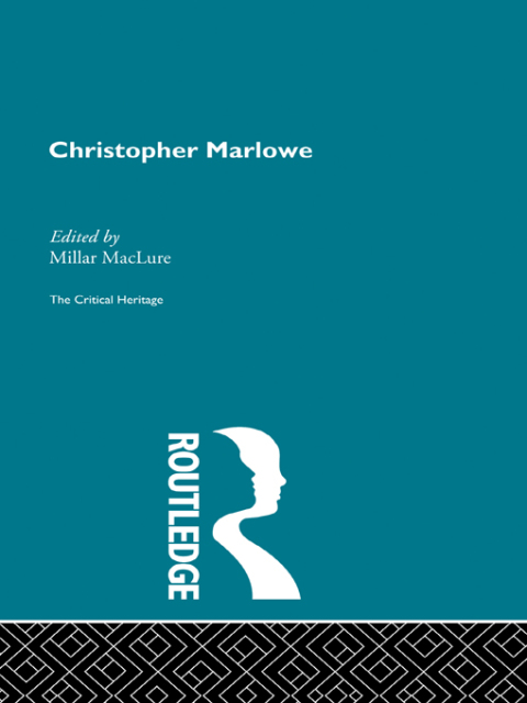 Cover image for book Christopher Marlowe