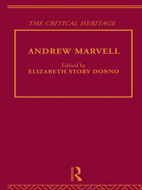 Cover image for book Andrew Marvell