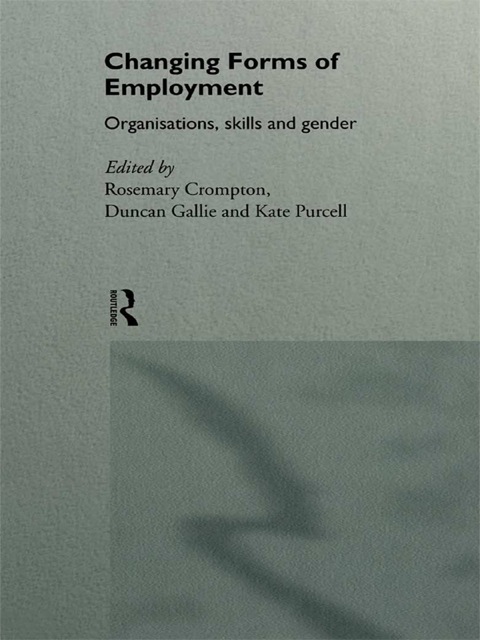 Cover image for book Changing Forms of Employment