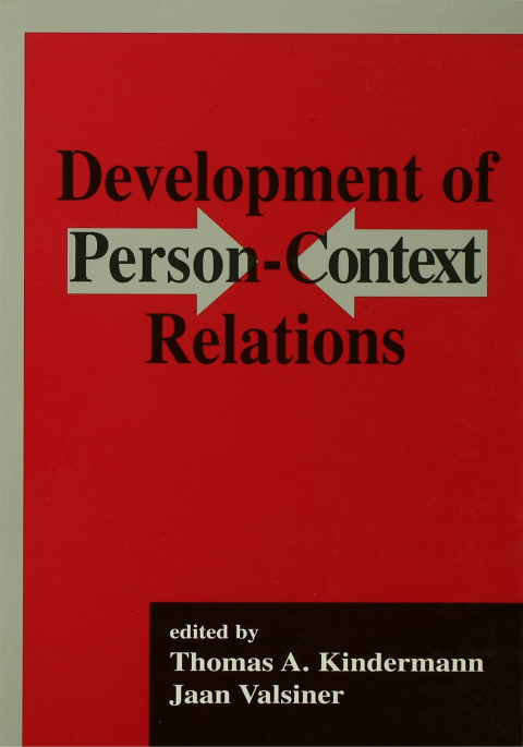 Cover image for book Development of Person-context Relations