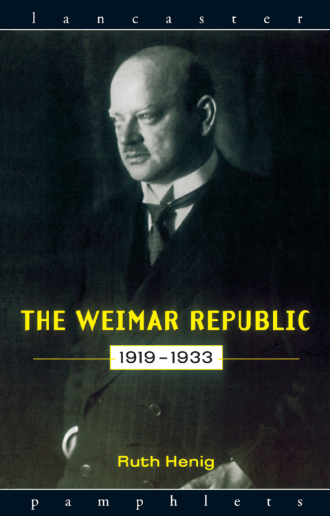 Cover image for book The Weimar Republic 1919-1933