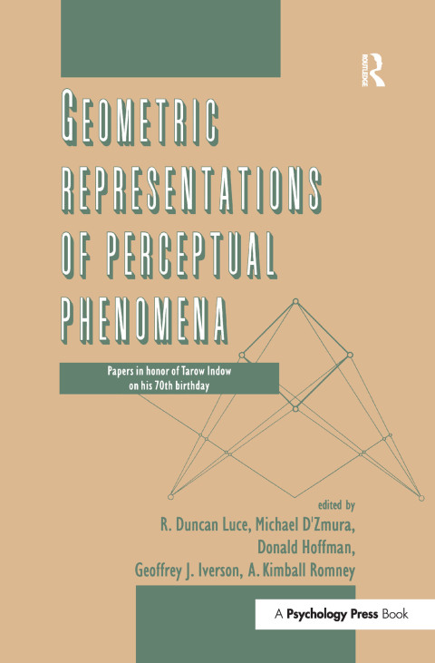 Cover image for book Geometric Representations of Perceptual Phenomena