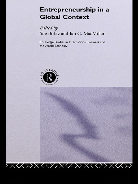 Cover image for book Entrepreneurship in a Global Context