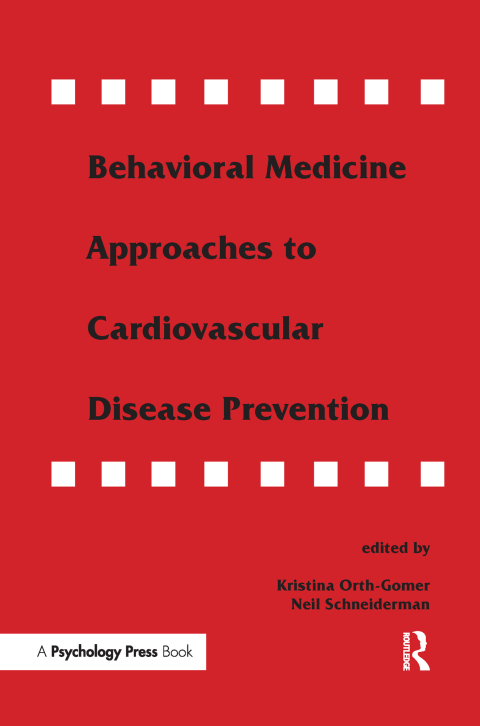 Cover image for book Behavioral Medicine Approaches to Cardiovascular Disease Prevention
