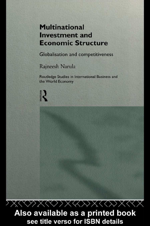 Cover image for book Multinational Investment and Economic Structure