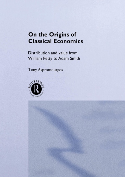 Cover image for book On the Origins of Classical Economics
