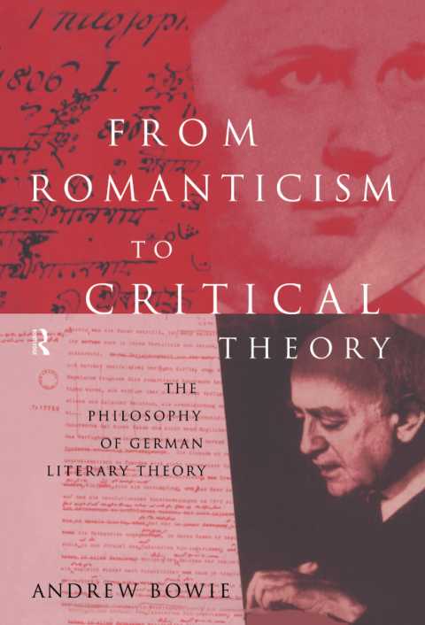 Cover image for book From Romanticism to Critical Theory