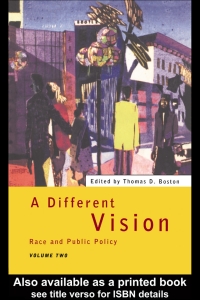 Cover image: A Different Vision 1st edition 9780415095914
