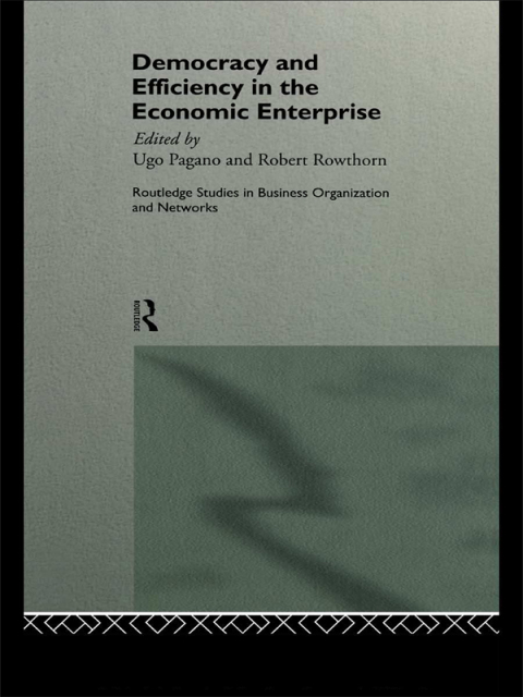 Cover image for book Democracy and Efficiency in the Economic Enterprise