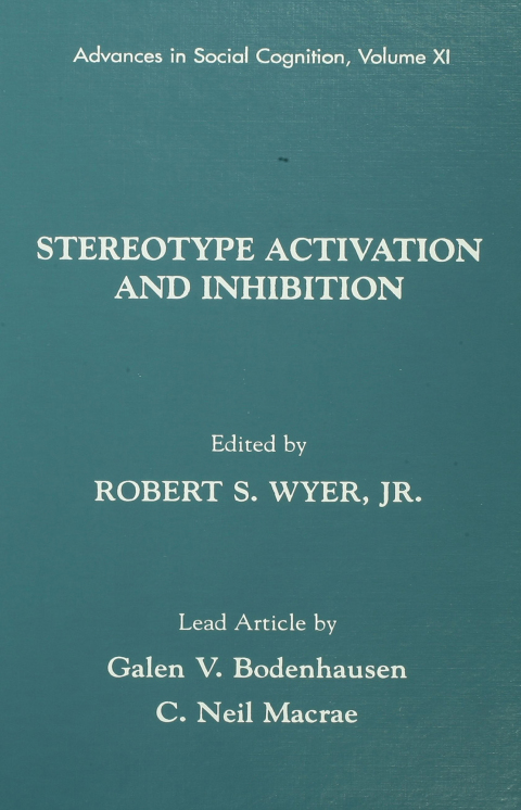 Cover image for book Stereotype Activation and Inhibition