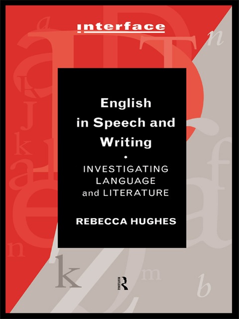 Cover image for book English in Speech and Writing