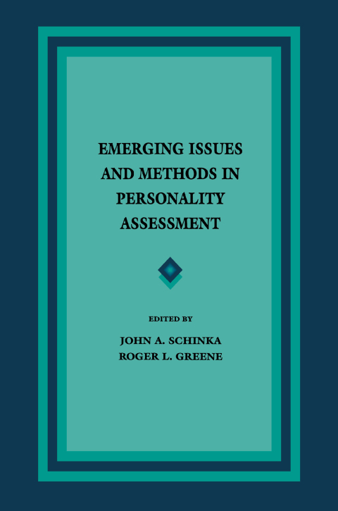 Cover image for book Emerging Issues and Methods in Personality Assessment
